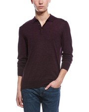 Bruno Magli Wool Polo Sweater Men's