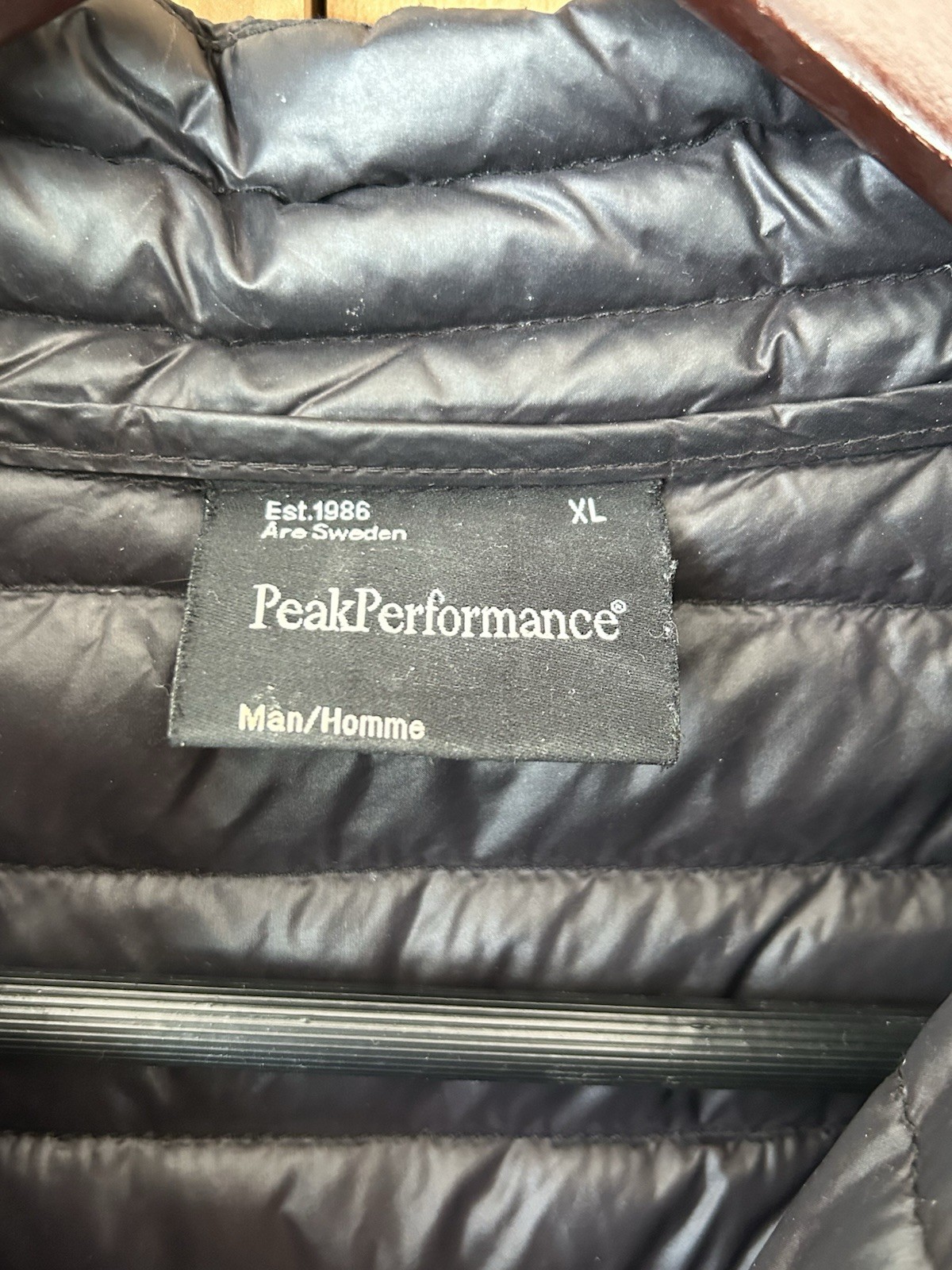 Peak Performance Black Down Puffer Coat Jacket St… - image 4