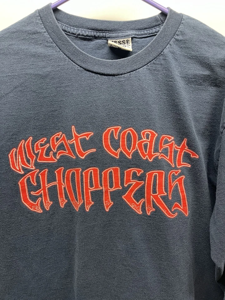Camiseta de Playa Larga West Coast Choppers De Colección Y2K Talla L Jesse Who Foto 2 de 4