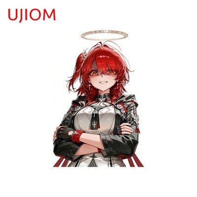 UJIOM Exusiai The New Covenant Arknights Red Hair Wall Sticker Decal Decor