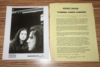 TERMINAL POWER COMPANY - RUN SILENT RUN DEEP PRESS PHOTO AND PRESS RELEASE (SH)