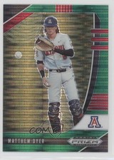2020 Panini Prizm Draft Picks Green Pulsar Prizm Matthew Dyer #PDP120 08rb