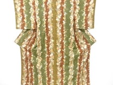 7283895: JAPANESE KIMONO / VINTAGE KOMON KIMONO / SILK / MESH PATTERN