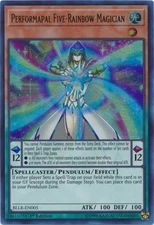 Yugioh! LP Performapal Five-Rainbow Magician - BLLR-EN005 - Ultra Rare - 1st Edi