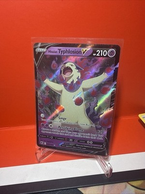 Hisuian Typhlosion V 053/189 Holo V Rare Astral Radiance Pokemon Near Mint