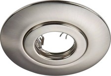 Knightsbridge HCBC Downlight Converter Kit For Holes Up To 120mm Brushed Chrome