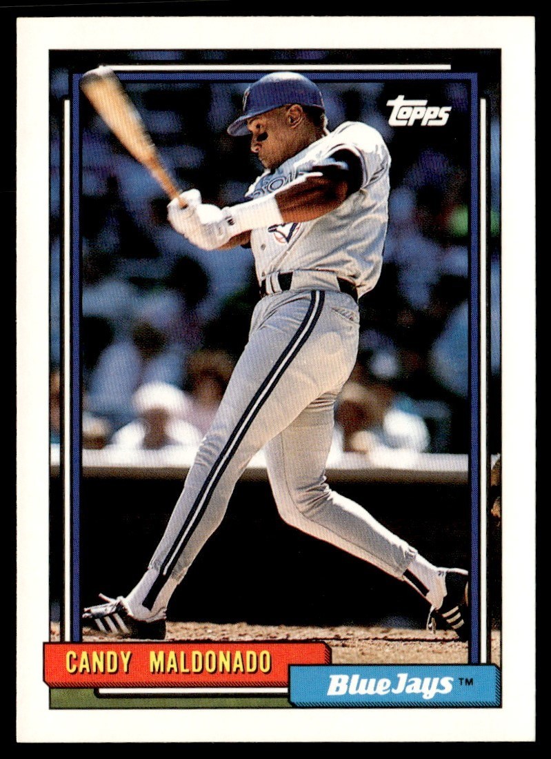 1992 Topps Candy Maldonado Toronto Blue Jays #507