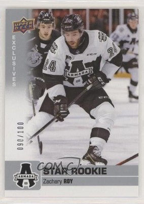 2019-20 Upper Deck CHL Star Rookie SP Exclusives 90/100 Zachary Roy #397 x0a