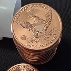 20x - 1 oz Copper American Prospector Rounds TUBE .999 Fine Copper Rare Bullion — photo 3