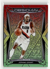 Jerami Grant 2023-24 Panini Obsidian #169 Electric Etch Reggae Flood #/75 READ