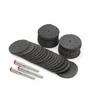 50pcs 1/8" Mandrel Fiberglass Reinforced Dremel Cut Off Wheel Rotary Discs Saw
