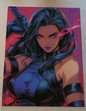Psylocke Xmen Color Illustration Art Print 8.5x11 by Keyeske No. 24