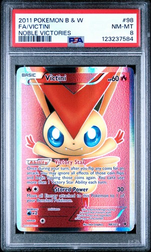Victini graded PSA 8 for sale on eBay