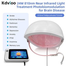 810nm NIR Brain Helmet 448 Diodes Red Light For Migraines Chronic Pain Relief