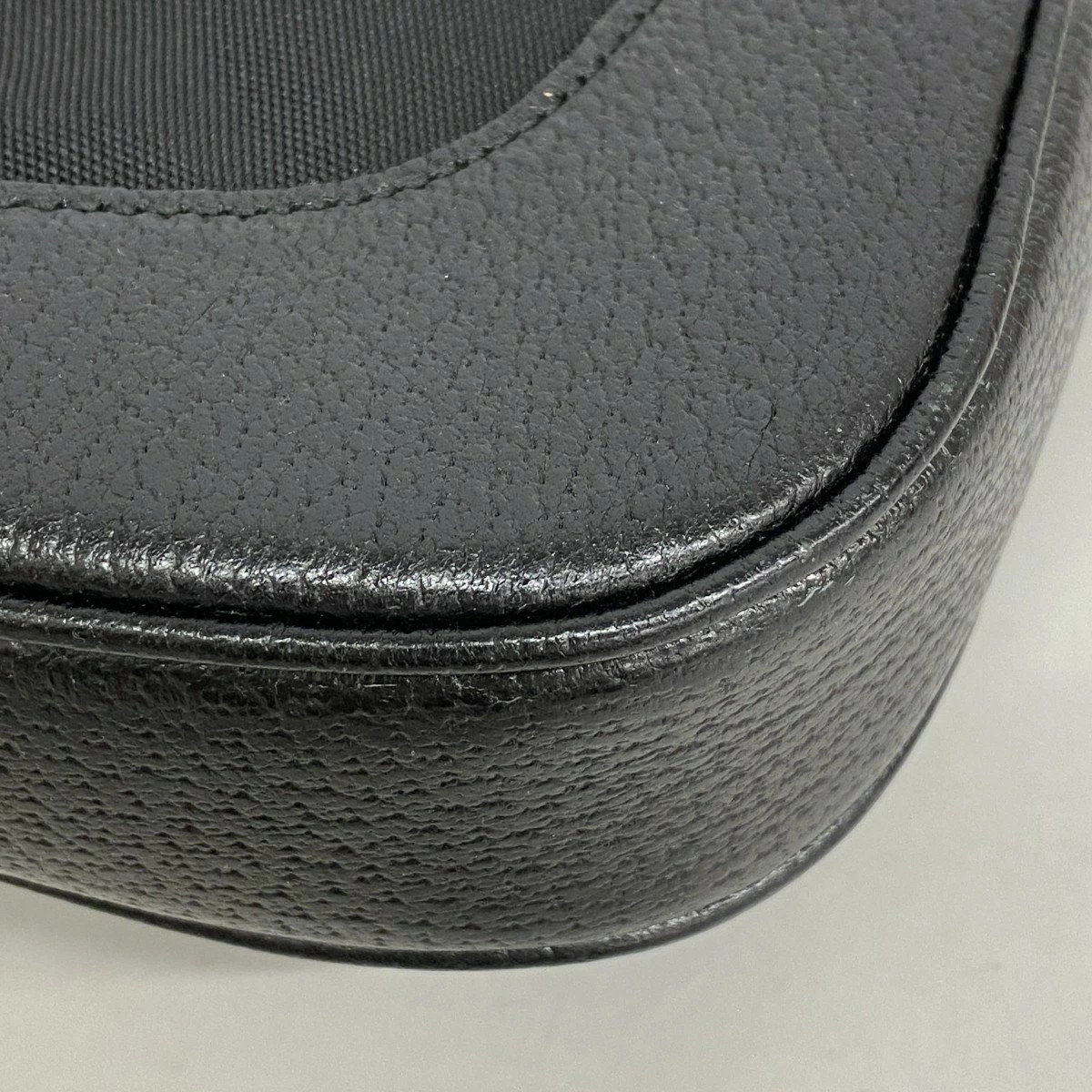 Gucci Jackie Nylon Shoulder Bag Black Silver Hardware thumbnail 6