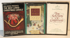 Lot of 3 Hallmark Christmas Cassettes. Tested.