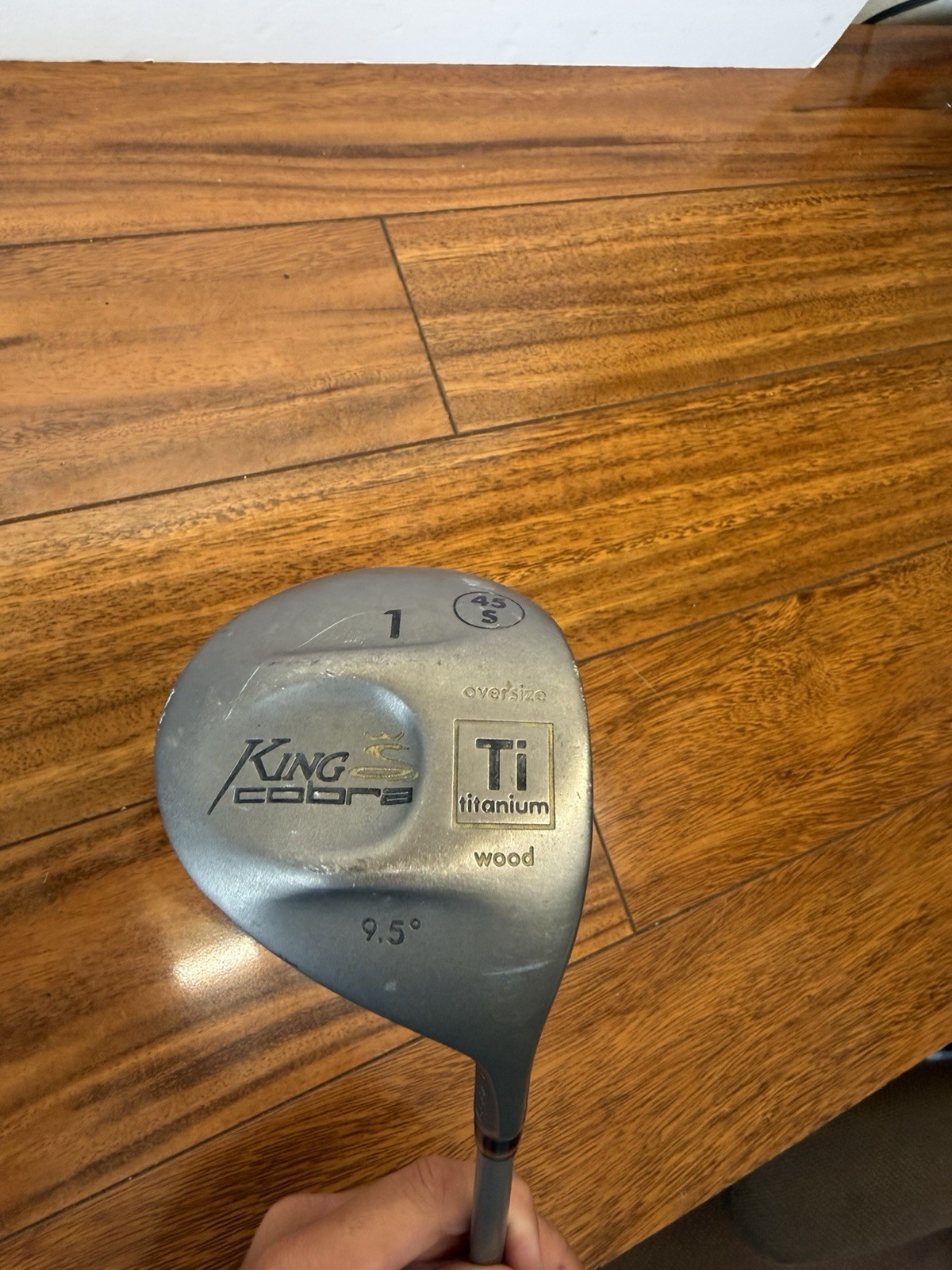 King Cobra Ti Driver 1 Wood 9.5 " RH Offset Titanium Oversiz