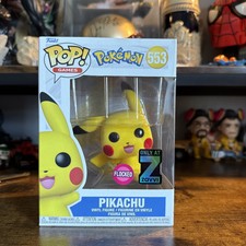 Pikachu #553 Zavvi Exclusive Flocked Pokemon Funko POP!