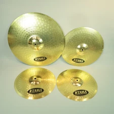 Tama Cymbal Pack Set of 4 20" Ride, 16" Crash, 2x 14" Hi Hats