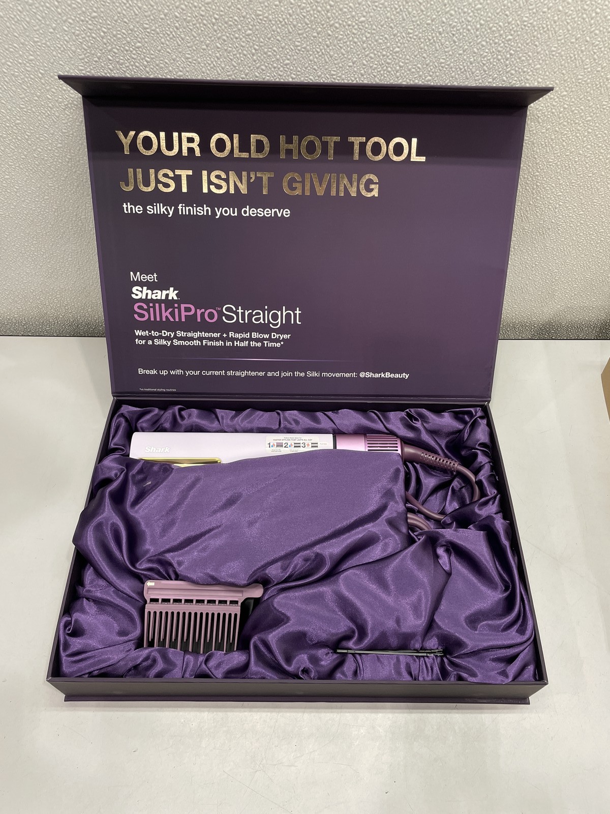 Shark SilkiPro Straight Wet To Dry Straightener + Rapid Blow Dryer