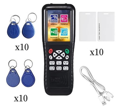 iCopy-X100 Smart Card Replicator Reader Writer Programmer w/ Cards and Tags