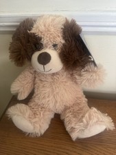 Tan and Brown Plush Dog Kellytoy NWT 10 Inches