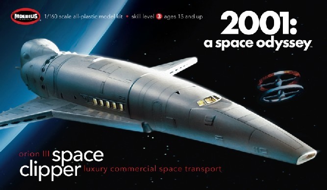 Moebius 2001 Space Clipper Orion 1:160
