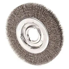 Weiler 96030 Wire Wheel Wire Brush, Arbor, 10", 0.020 "