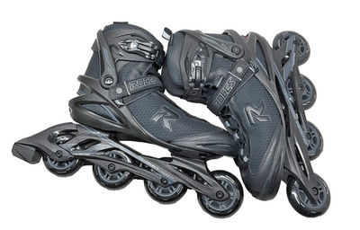 Roces Icon Skates Men'sBlack/Dark Charcoal12.0