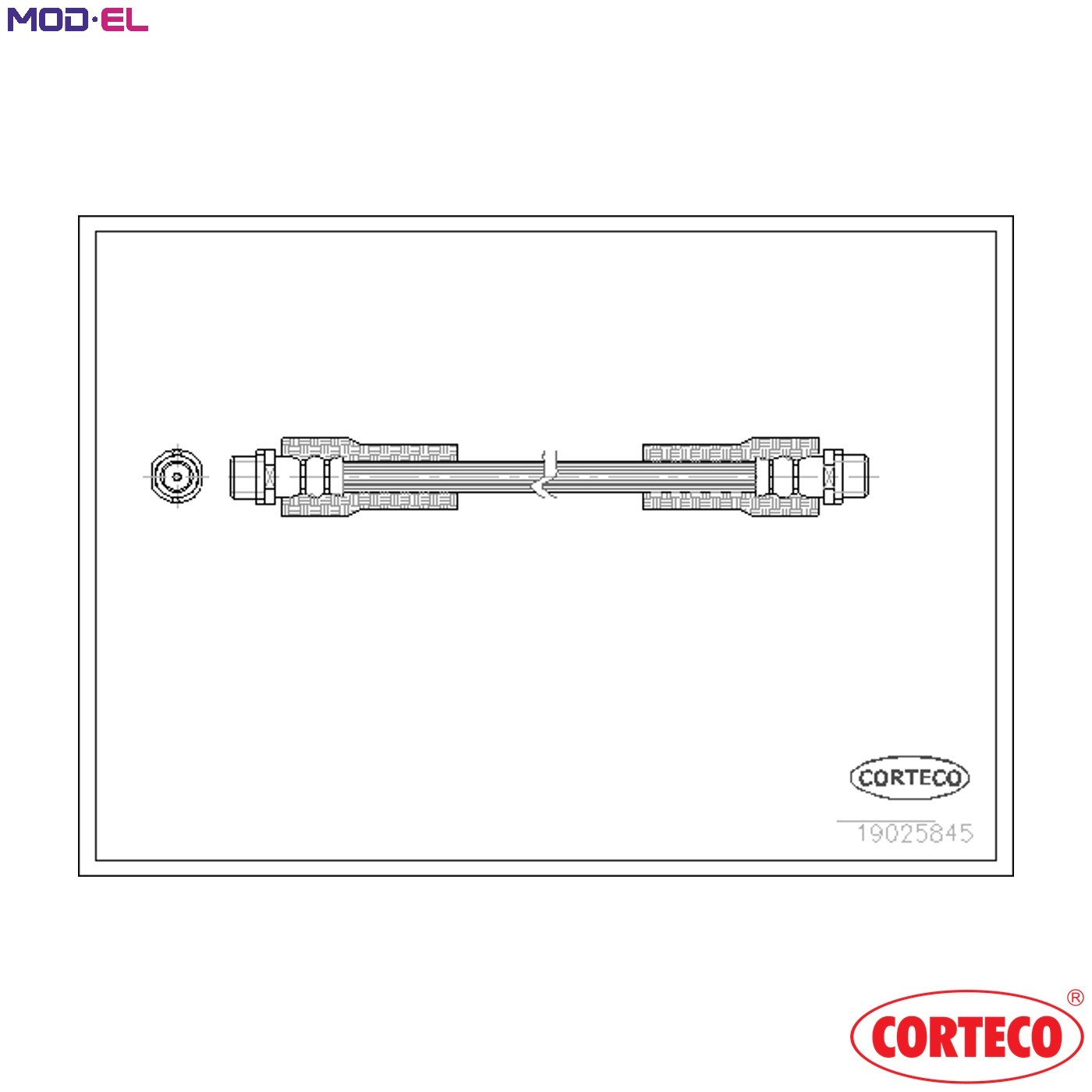 BRAKE HOSE 19025845 FOR SKODA VW AUDI 100 A4/S4 A6/S6 BSS 2.0L AZM 2.0L 4cyl A4