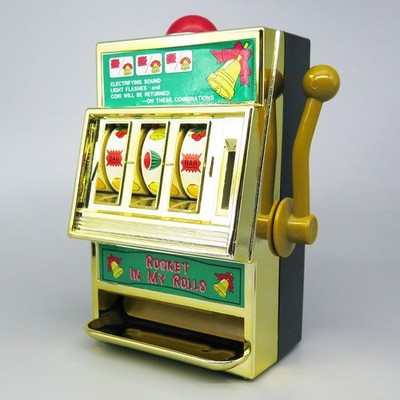 Obstautomat / Spielautomat - Münzbank / Sparkasse batteriebetrieben funktioniert
