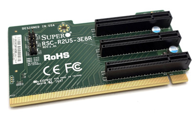 Supermicro RSC-R2US-3E8R 2U Riser Card 3 Slot PCIe x16 Passiv