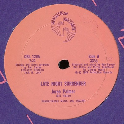 Jeree Palmer - Late Night Surrender (12'') (Very Good Plus (VG+)) - 3944476909