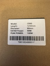 Cloudray 90W CO2 Laser Tube Length 1250mm Dia.80mm Metal Head US Stock