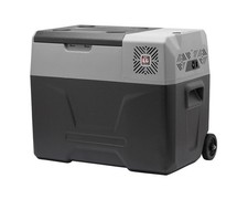 Nevera con compresor y conexion bluetooth y USB, ruedas y asa de transporte 12/2