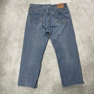 VINTAGE Levis 501 Jeans Mens 34x30 Blue Straight Leg Regular Fit