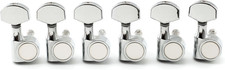 Pro 6 Inline 1-Pin Guitar Machine Heads Tuners 15:1 Ratio Tuning Pegs