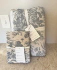 Pottery Barn Sorrel Toile KING duvet cover standard sham STEEL BLUE