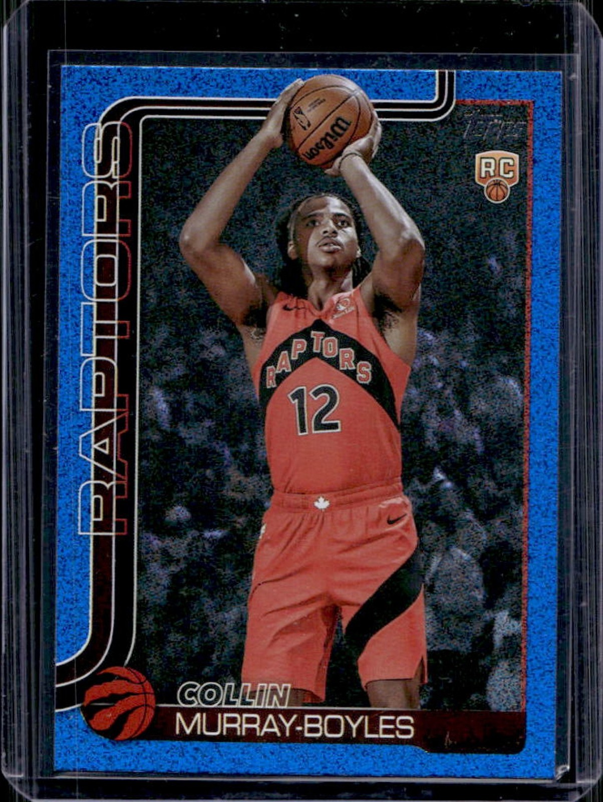 2025-26 Topps Collin Murray-Boyles RC Blue Sandglitter Rookie #209 Raptors