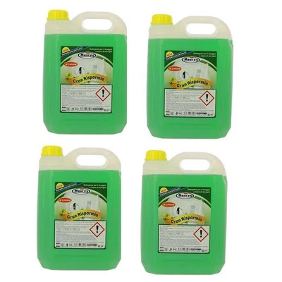 SET 4 MAURY'S DETERGENTE SUPERCONCENTRATO PER PIATTI DA 4 LT AL LIMONE