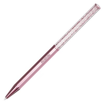 NEW Swarovski Crystalline Ballpoint Pen Vintage Rose w/ Vintage