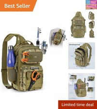 BlowBak Tactical Sling Tackle Bag-Lightweight Fishing Backpack Storge Fishing...