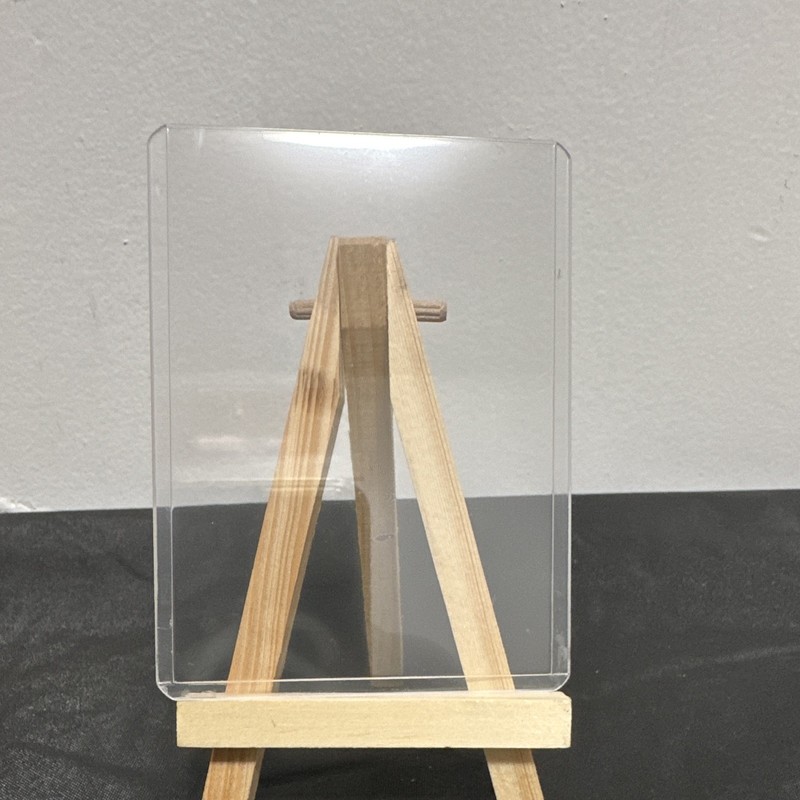 Mini Natural Wood Display Easel, Solid Pine Wood, 4.8", 1 Piece