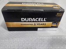 12-Pack Duracell Coppertop 9V Alkaline Batteries – New Sealed – BB MAR 2024 9V12