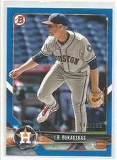 2018 Bowman Draft Blue J.B. Bukauskas Prospect #BD-189 Houston Astros #'d /150