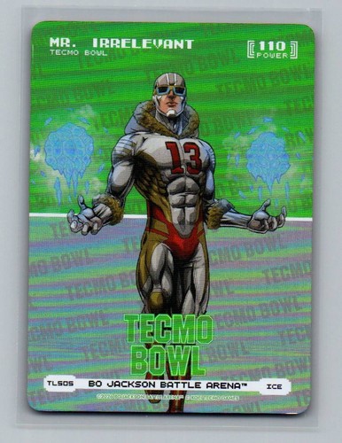 Bo Jackson Battle Arena Tecmo Bowl Mr. Irrelevant Brock Purdy Logofoil Ice