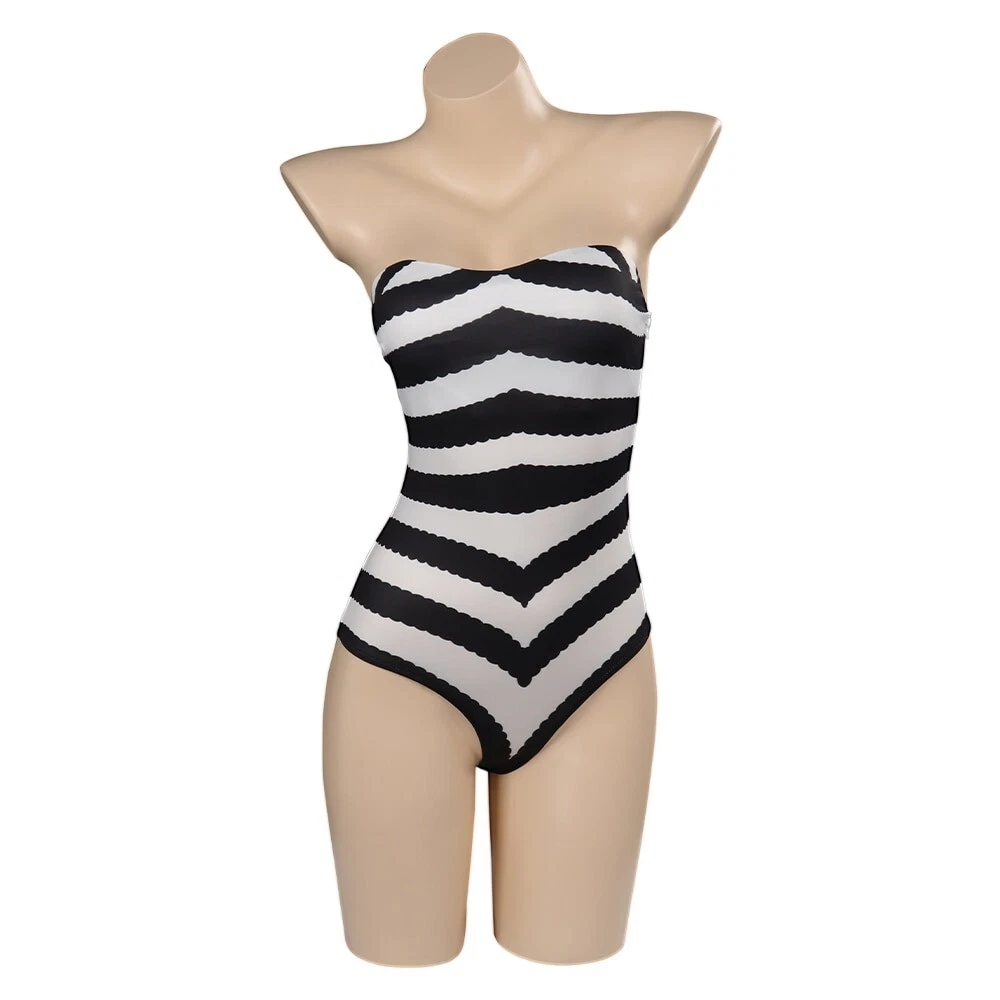 Louis Vuitton Mixed Stripes One-Piece Swimsuit