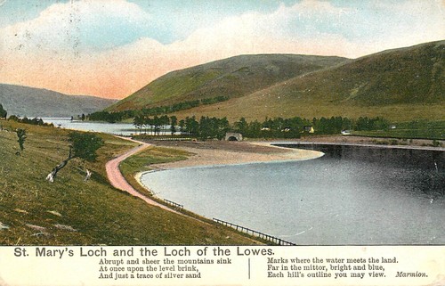 ST MARYS LOCH & LOCH OF LOWES - POSTKARTE