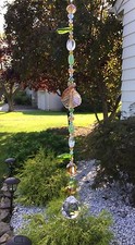 Handmade Healing Crystal Suncatcher/Prism W/Swarovski Elements Lead Crystal USA