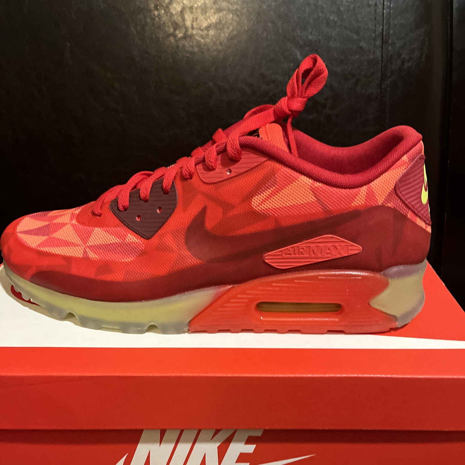 Size 12 - Nike Air Max 90 Ice Gym Red 